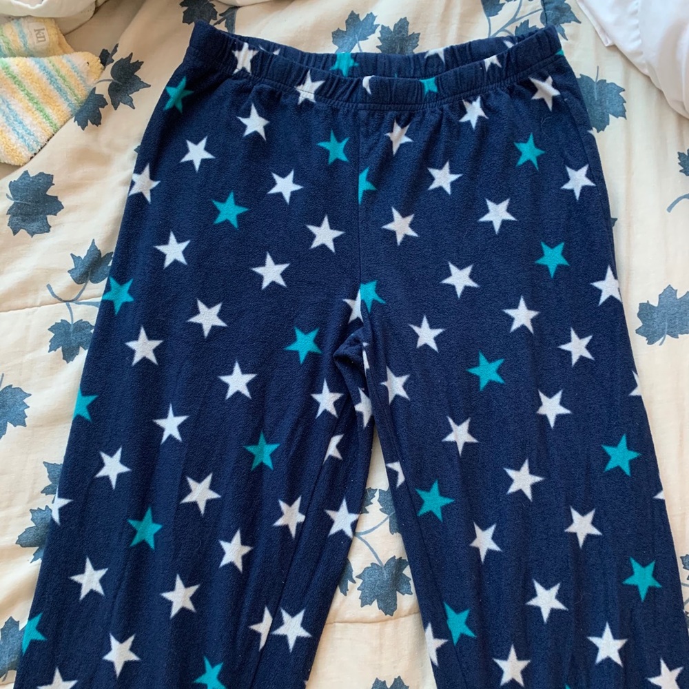 Navy Blue Star Patterned Sleepwear PJ